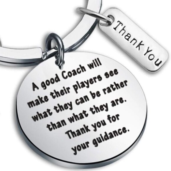 A GOOD COACH WILL MAKE KEYCHAIN TEACHER APPRECIATION GIFT - Picture 1 of 4